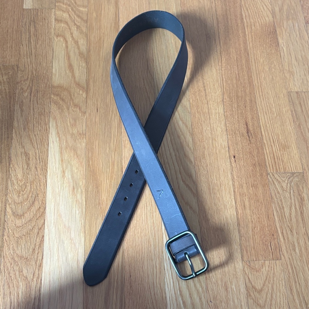 Men's 34 American Eagle Black Leather Belt